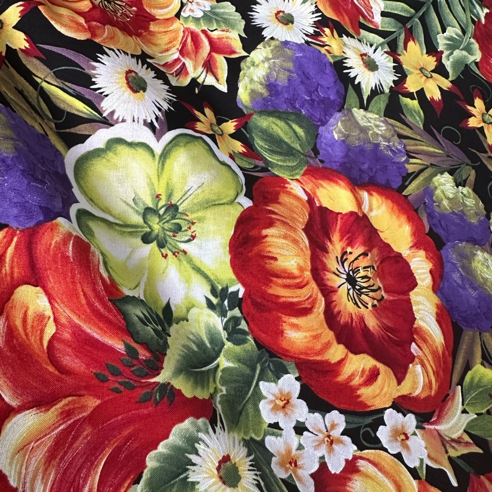 Floral Patterned Fabric Donna Dewberry Cotton 5 Yds